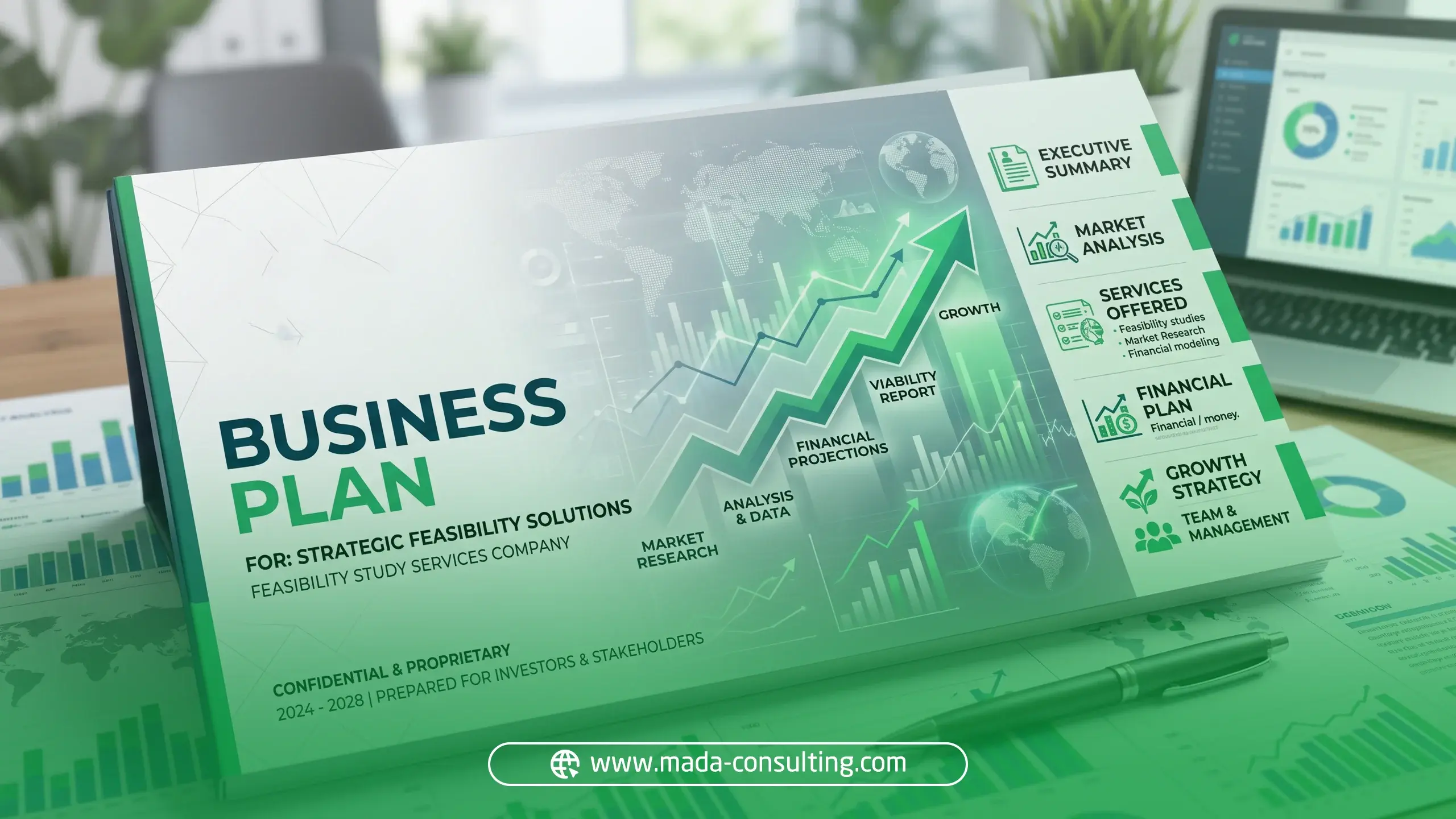 خطة عمل مشروع متكاملة توضح التوقعات المالية واستراتيجية النمو لاتخاذ قرارات استثمارية ناجحة